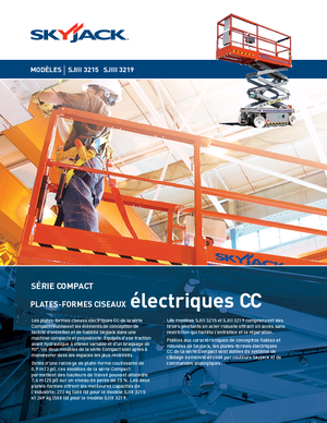 Gumikerekes ollós személyemelők Skyjack SJ III 3219