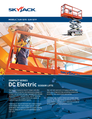 Gumikerekes ollós személyemelők Skyjack SJ III 3219