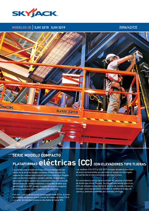 Gumikerekes ollós személyemelők Skyjack SJ III 3219