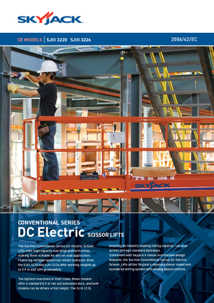 Gumikerekes ollós személyemelők Skyjack SJ III 3226 M