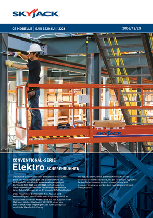 Gumikerekes ollós személyemelők Skyjack SJ III 3226 M