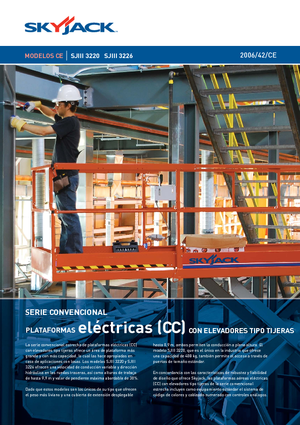 Gumikerekes ollós személyemelők Skyjack SJ III 3226 M