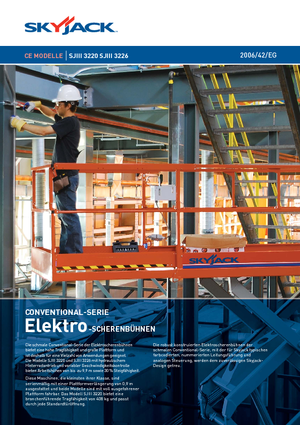 Gumikerekes ollós személyemelők Skyjack SJ III 3226 M