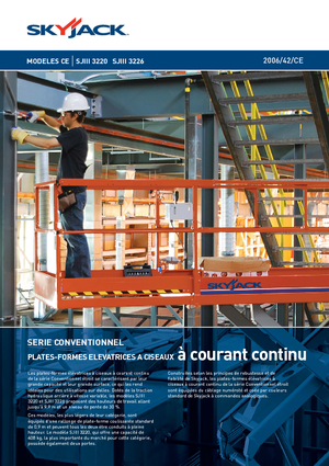 Gumikerekes ollós személyemelők Skyjack SJ III 3220