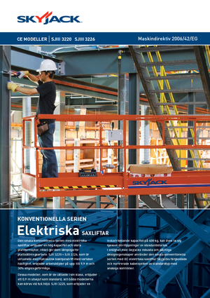 Gumikerekes ollós személyemelők Skyjack SJ III 3220