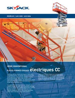 Gumikerekes ollós személyemelők Skyjack SJ III 3220