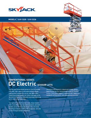 Gumikerekes ollós személyemelők Skyjack SJ III 3220