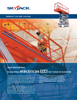 Gumikerekes ollós személyemelők Skyjack SJ III 3220