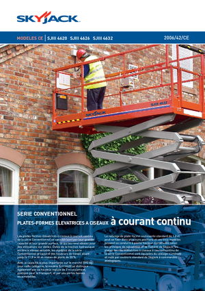 Gumikerekes ollós személyemelők Skyjack SJ III 4626