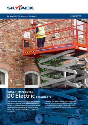 Gumikerekes ollós személyemelők Skyjack SJ III 4632