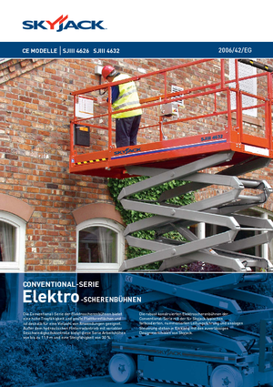 Gumikerekes ollós személyemelők Skyjack SJ III 4626