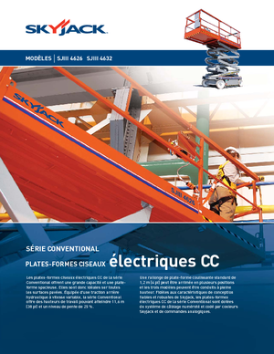 Gumikerekes ollós személyemelők Skyjack SJ III 4632