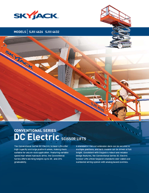 Gumikerekes ollós személyemelők Skyjack SJ III 4632