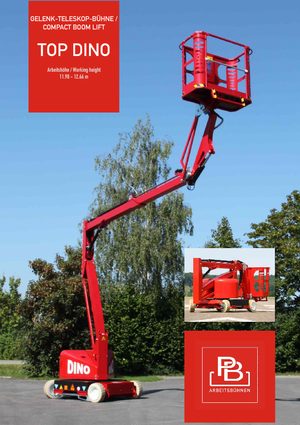 Gumikerekes töretőgémes munkaállványok PB Topdino 121 II