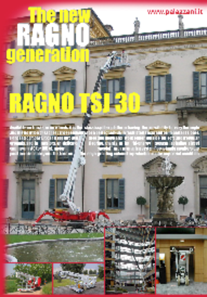 Gumikerekes töretőgémes munkaállványok Palazzani TSJ 30