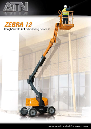 Gumikerekes töretőgémes munkaállványok ATN Zebra 12