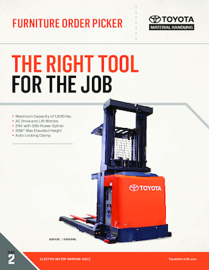 Horizontál kommisiózó targoncák Toyota 8BPU15