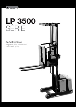 Horizontál kommisiózó targoncák Crown LP 3520-1.0