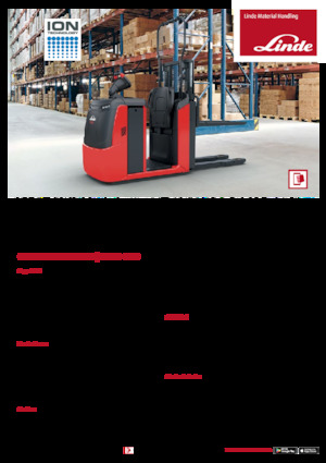 Horizontál kommisiózó targoncák Linde N20C D