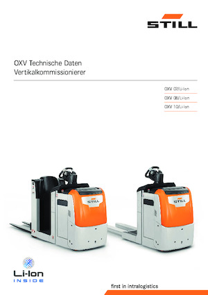 Horizontál kommisiózó targoncák Still OXV 10