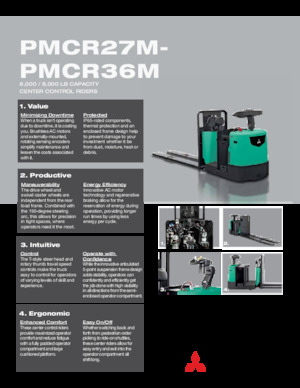 Horizontál kommisiózó targoncák Mitsubishi PMCR27M