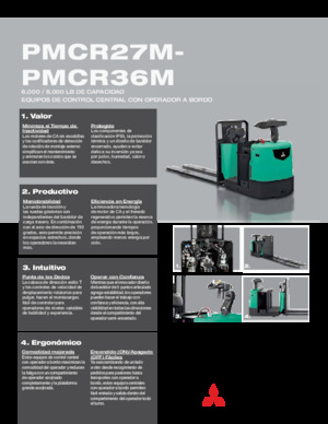 Horizontál kommisiózó targoncák Mitsubishi PMCR27M