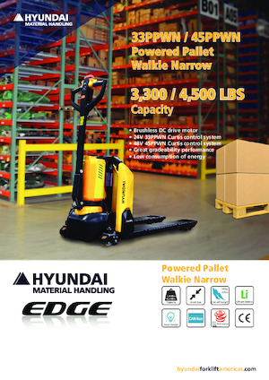 Gyslogkiséretű villástargoncák Hyundai 45PPWN