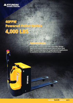 Gyslogkiséretű villástargoncák Hyundai 40PPW