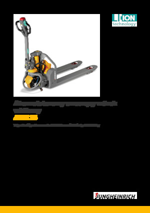 Gyslogkiséretű villástargoncák Jungheinrich AME 13