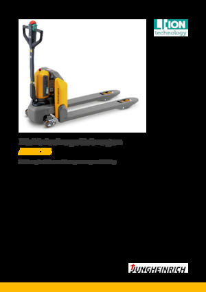 Gyslogkiséretű villástargoncák Jungheinrich AME 15