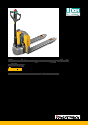 Gyslogkiséretű villástargoncák Jungheinrich AME 15