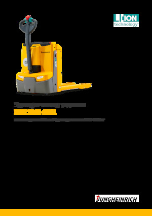 Gyslogkiséretű villástargoncák Jungheinrich EJE 114i