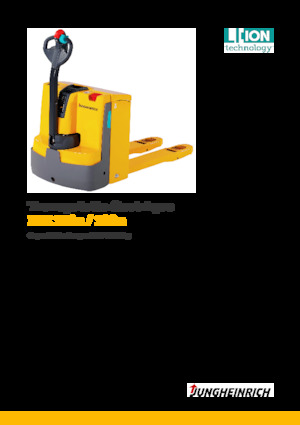 Gyslogkiséretű villástargoncák Jungheinrich EJE 120n