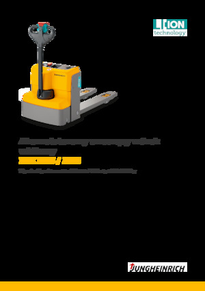 Gyslogkiséretű villástargoncák Jungheinrich EJE M15