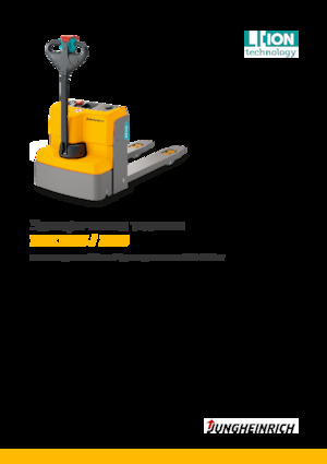 Gyslogkiséretű villástargoncák Jungheinrich EJE M15