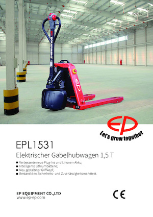Gyslogkiséretű villástargoncák EP EPL1531