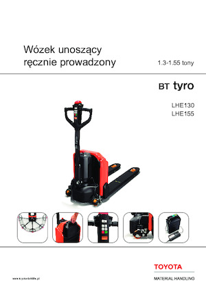 Gyslogkiséretű villástargoncák Toyota LHE130