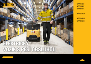 Gyslogkiséretű villástargoncák Caterpillar NPP20N3