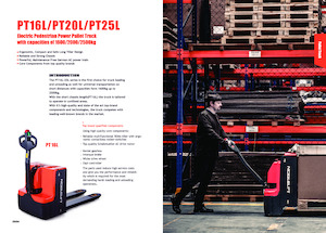 Gyslogkiséretű villástargoncák Noblelift PT16L