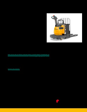 Gyslogkiséretű villástargoncák Jungheinrich ECR 327