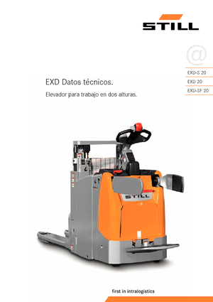 Gyalogkiséretű raklapemelák Still EXD-SF 20