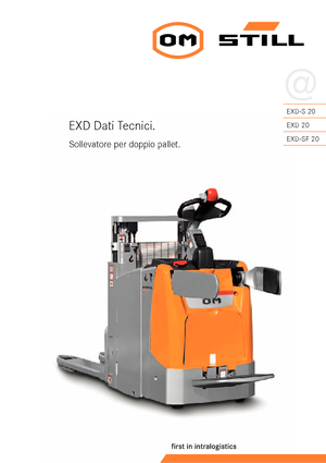 Gyalogkiséretű raklapemelák Still EXD-SF 20