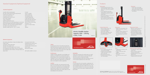 Gyalogkiséretű raklapemelák Linde L 12 AS 2924 S