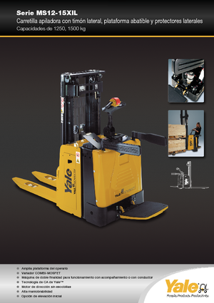 Vezetőállásos raklapemelők Yale MS12X