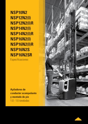 Vezetőállásos raklapemelők Caterpillar NSP16N2(I)R