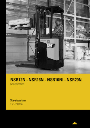 Vezetőállásos raklapemelők Caterpillar NSR16N