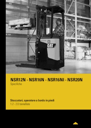 Vezetőállásos raklapemelők Caterpillar NSR16N