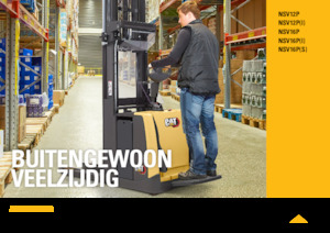 Vezetőállásos raklapemelők Caterpillar NSV12P