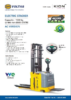 Vezetőállásos raklapemelők OM VVE 15