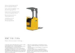 Vezetőüléses raklapemelők Jungheinrich ESC 316